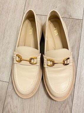 Zara | Shoes | Zara Yellow Pointed Toe Slingback Flats With  display picture 1